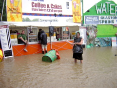 same lake by pyramid stage