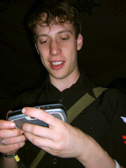 Luke posting a news story