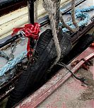 Mere mortal tyres are no match for the might of the river