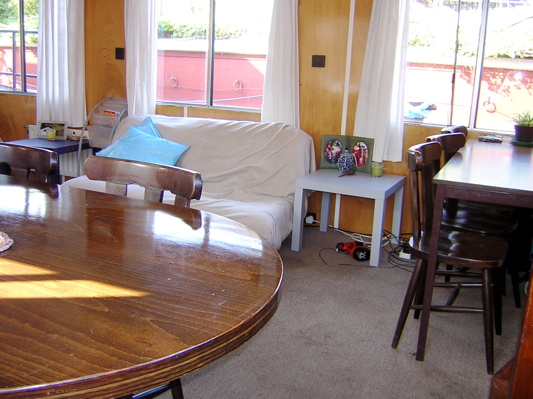 We tidied the saloon!
