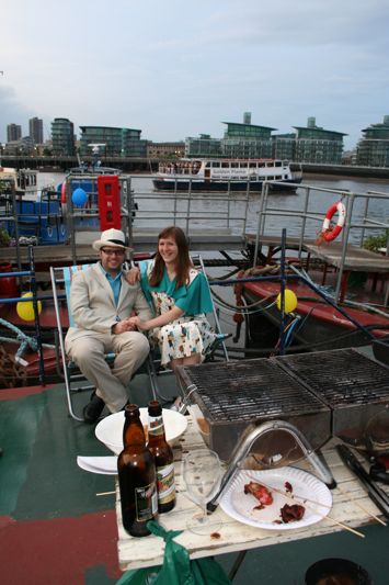 James and Melissa in situ