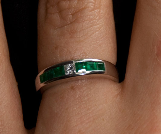 Melissa's engagement ring