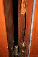 Rotton front door hinge