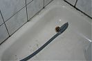 Laundry room - shower drain