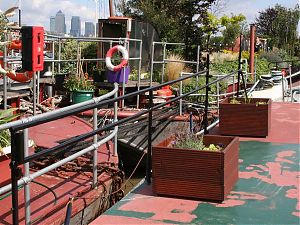 Long black railings