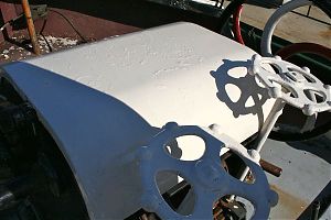 Anchor winch after white paint