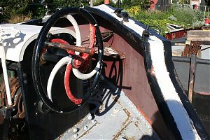 Anchor winch spiral after white paint