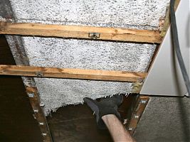 Shredded ceiling