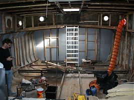 Partially painted hold