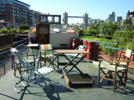 Patio deck space